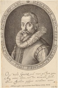 Hendrik Goltzius autorstwa Simon de Passe