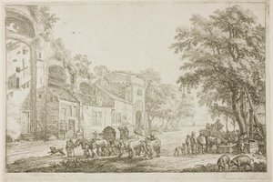 Market Town autorstwa Simon de Vlieger