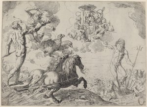 Jowisz, Neptun i Pluton autorstwa Simone Cantarini