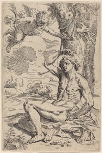 Św. Sebastian autorstwa Simone Cantarini