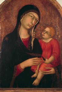 Madonna z Dzieciątkiem autorstwa Simone Martini