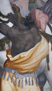 Adoracja Trzech Króli, Prezbiterium, 1578-82 (detal z 3497103) autorstwa Simone Veneziano Peterzano