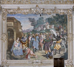 Adoracja Trzech Króli, Prezbiterium, 1578-82