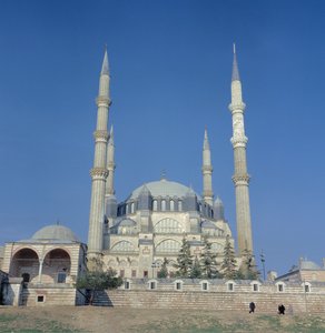 Widok na meczet osmański, zbudowany w latach 1569-75 autorstwa Sinan