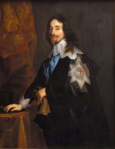 Portret króla Karola I Anglii, Szkocji i Irlandii 1600-1649, koniec lat 30. XVII wieku.