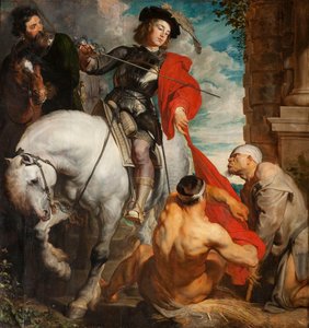 Św. Marcin dzielący się płaszczem, 1625.