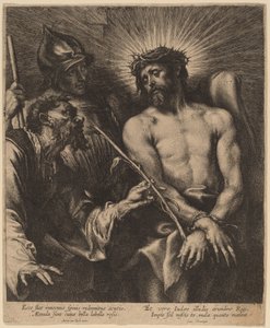 Chrystus ukoronowany cierniem autorstwa Sir Anthony van Dyck and Lucas Emil Vorsterman