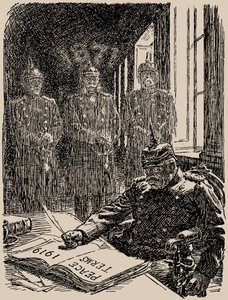 Duchy w Wersalu. Poncz, 7 maja 1919, 1919. autorstwa Sir Bernard Partridge
