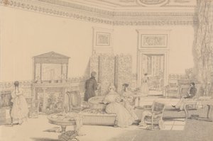 Album 30 widoków w Tyrolu i we Włoszech: salon, Casino Pecori 12 października 1841