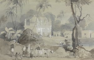 Meczet w Borranypore autorstwa Sir Charles D