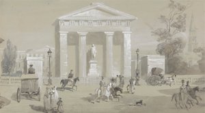 Pomnik markiza Hastings na Tank Square - Kalkuta autorstwa Sir Charles D