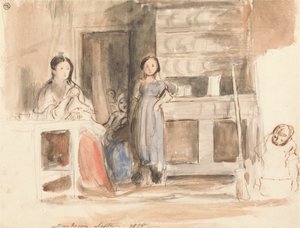 Scena kuchenna: Dunkerrin, wrzesień 1835 r autorstwa Sir David Wilkie