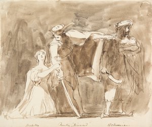 Scena z Quentina Durwarda autorstwa Sir David Wilkie
