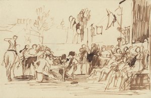 Emeryci z Chelsea czytają depeszę z Waterloo autorstwa Sir David Wilkie