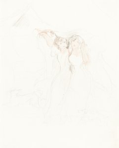 Dwie dziewczyny pod płaszczem autorstwa Sir David Wilkie