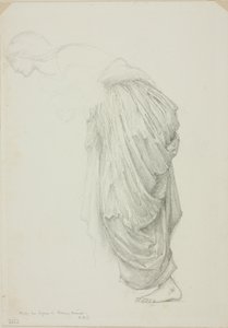 Zginająca się postać kobieca, studium dla Mirror of Venus autorstwa Sir Edward Burne Jones
