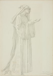 Figura Pielgrzyma w Romaunt of the Rose autorstwa Sir Edward Burne Jones