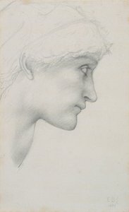 „Głowa”, 1885. autorstwa Sir Edward Coley Burne Jones