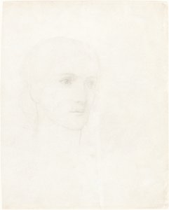 Głowa kobiety autorstwa Sir Edward Coley Burne Jones