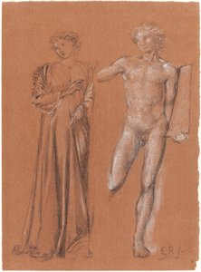 Orfeusz i Eurydyka autorstwa Sir Edward Coley Burne Jones