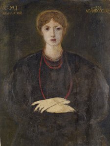 Portret Georgiany Burne-Jones 1840-1920, 1863. autorstwa Sir Edward Coley Burne Jones