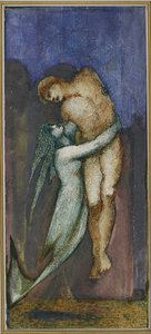 syrena i utopiony marynarz z Albumu czterdziestu ośmiu rysunków, c1853-1898