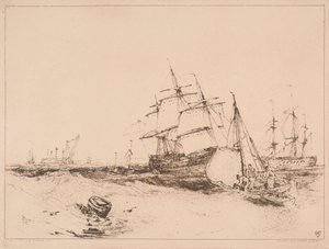 Wysyłka przy wejściu do Medway, nr 2 autorstwa Sir Frank Short