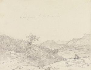 Między Llangollen a Oswestry autorstwa Sir George Howland Beaumont seventh Baronet