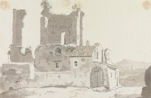 Ruiny Poza Rzymem autorstwa Sir George Howland Beaumont seventh Baronet