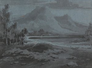 Walijski krajobraz autorstwa Sir George Howland Beaumont seventh Baronet