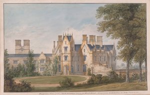 Lilleshall, Shropshire: widok na wejście północne i front zachodni