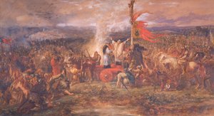 Battle of the Standard, Northallerton, Yorkshire, 22 sierpnia 1138, 1880. autorstwa Sir John Gilbert
