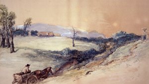 „Pejzaż z koniem i wozem”, 1883. autorstwa Sir John Gilbert