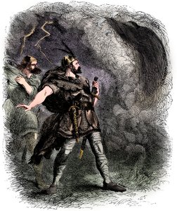 Makbet i Banko spotykają trzy czarownice, 1858