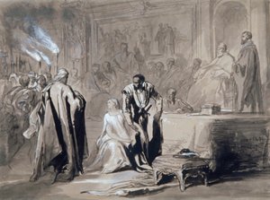 „Otello i Desdemona przed Senatem”, 1847.