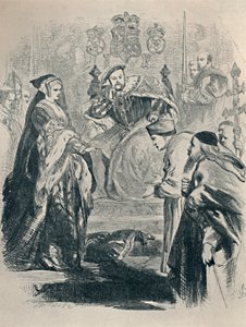 Królowa Katarzyna: Lord Cardinal, -Do Ciebie mówię..., c1890, 1923 autorstwa Sir John Gilbert