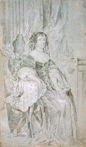 Portret Katarzyny z Braganzy 1638-1705, lata 70. XVII w.