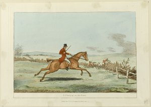 Szarżowanie na Ox-fence, płytka trzecia z Indispensable Accomplishments autorstwa Sir Robert Frankland