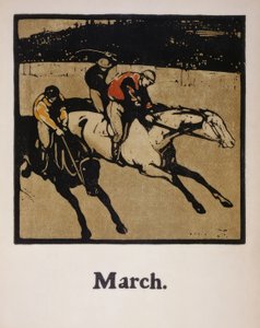 wyścigi konne autorstwa Sir William Nicholson