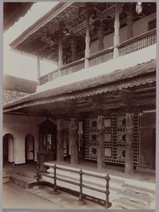 Świątynia buddyjska w Kandy na Cejlonie, ok. 1930 r. 1880.