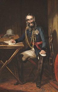Portret generała Sir Charlesa Napiera (1782-1853) (olej na płótnie) autorstwa Smart Smart
