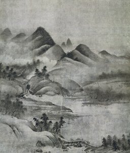 Krajobraz, 1500-1525. autorstwa Soami