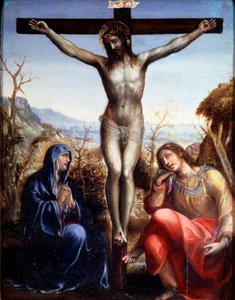 Ukrzyżowanie z Dziewicą i Janem Chrzcicielem, ok. 1540.