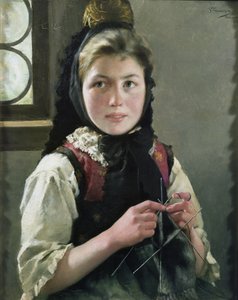 Niemiecka rolniczka autorstwa Sofie Thomesen Werenskiold