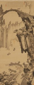 Lwy przy kamiennym moście Mount Tiantai, 1779.