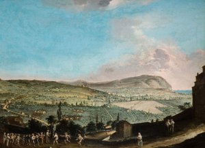 Krajobraz włoski, 1750-1800. autorstwa Soloman Delane