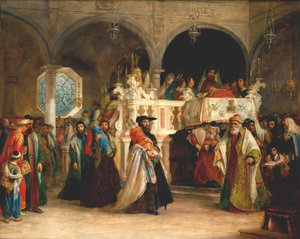 Święto Radości Tory w Synagodze w Leghorn, Włochy - La fete de la joie de la Torah (Sim