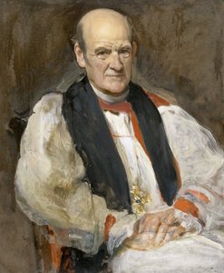 A.G. Edwards, arcybiskup Walii (olej na płótnie) autorstwa Solomon Joseph Solomon