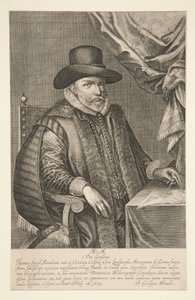 Portret Johna Speeda autorstwa Solomon Savery