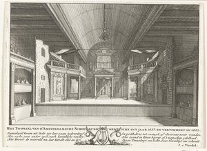 Teatr Jacoba van Campena, 1658 autorstwa Solomon Savery